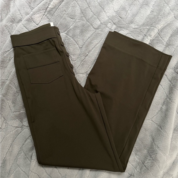 Halara High-waisted Button Detail Straight Leg Pants - Picture 1 of 3